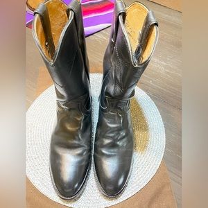 Justin Roper Boots 8.5 D Black